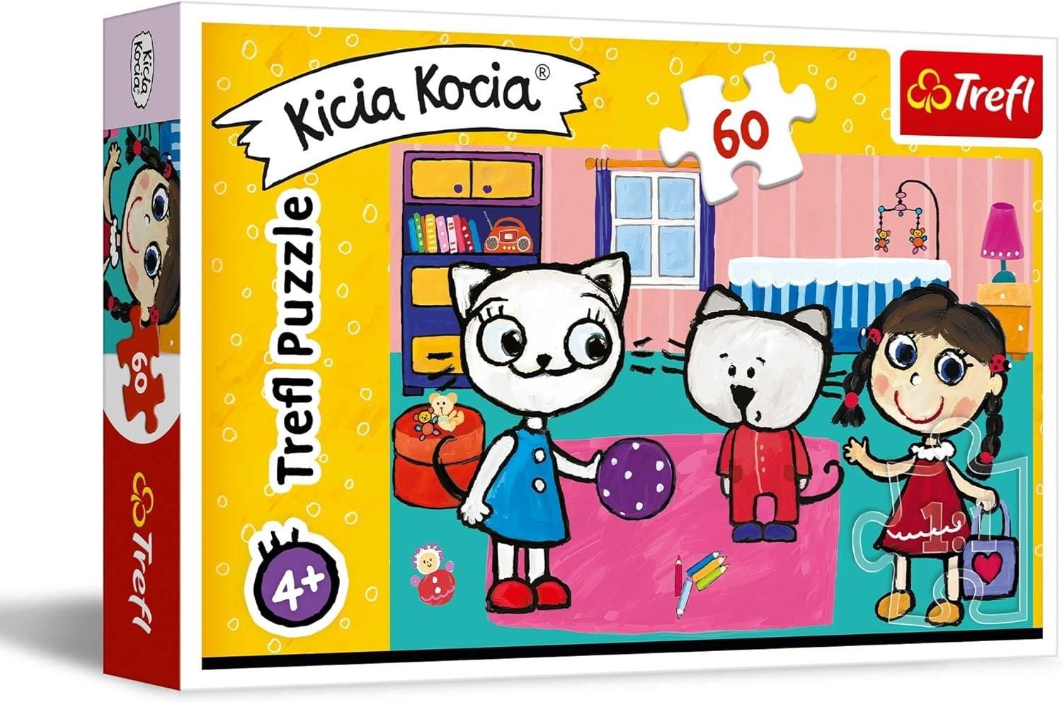 Trefl, Puzzle, Ramkowe, Kicia Kocia W Lesie, 15 El. - Trefl | Sklep
