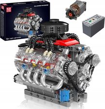 Zdjęcie Mould King Klocki Konstrukcyjne 10171 Silnik Ośmiocylidrowy V8 Engine 487El. - Głogówek