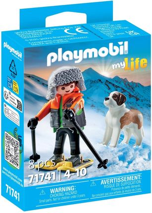 Playmobil 71741 My Life Narciarz Z Bernardynem