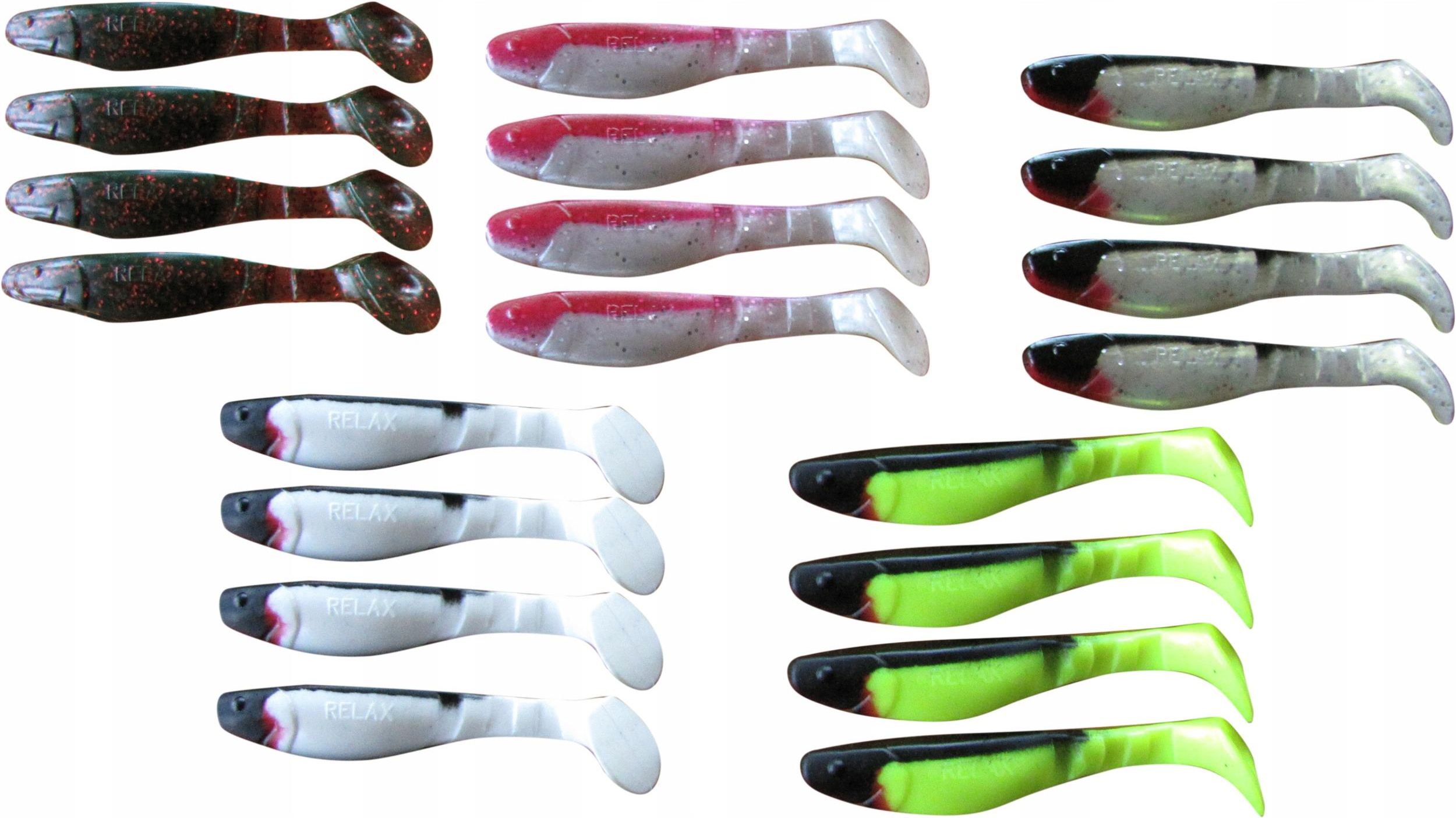 40 Leçons Relax Fish King Shad Ripper - Kopyto 8,5 Cm - Leurre Souche USA