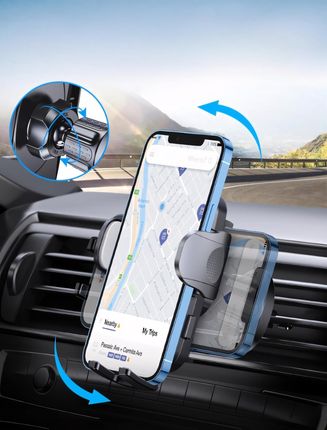 Uchwyt do Telefonu Samochodowy w Kratke Nawiewu 360° Mocny Holder 4-7