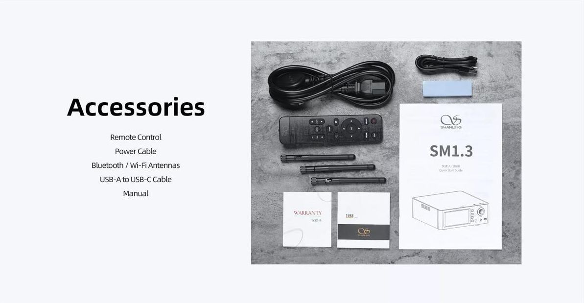 фото Мережевий аудіопрогравач Shanling SM1.3 Black