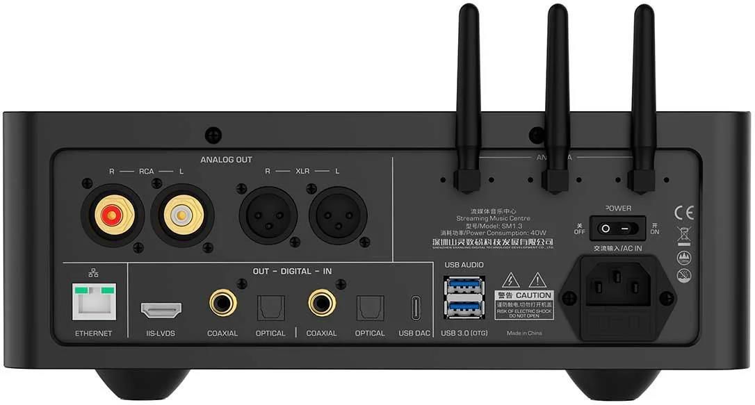 фото Мережевий аудіопрогравач Shanling SM1.3 Black