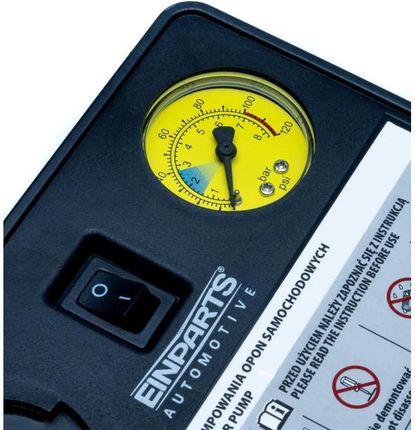 Einparts Automotive Zestaw Naprawczy Do Opon Z Kompresorem 12V I Uszczelniaczem 450Ml Szybka Naprawa Epap07 - zdjęcie 6