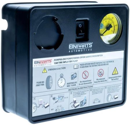 Einparts Automotive Zestaw Naprawczy Do Opon Z Kompresorem 12V I Uszczelniaczem 450Ml Szybka Naprawa Epap07 - zdjęcie 5