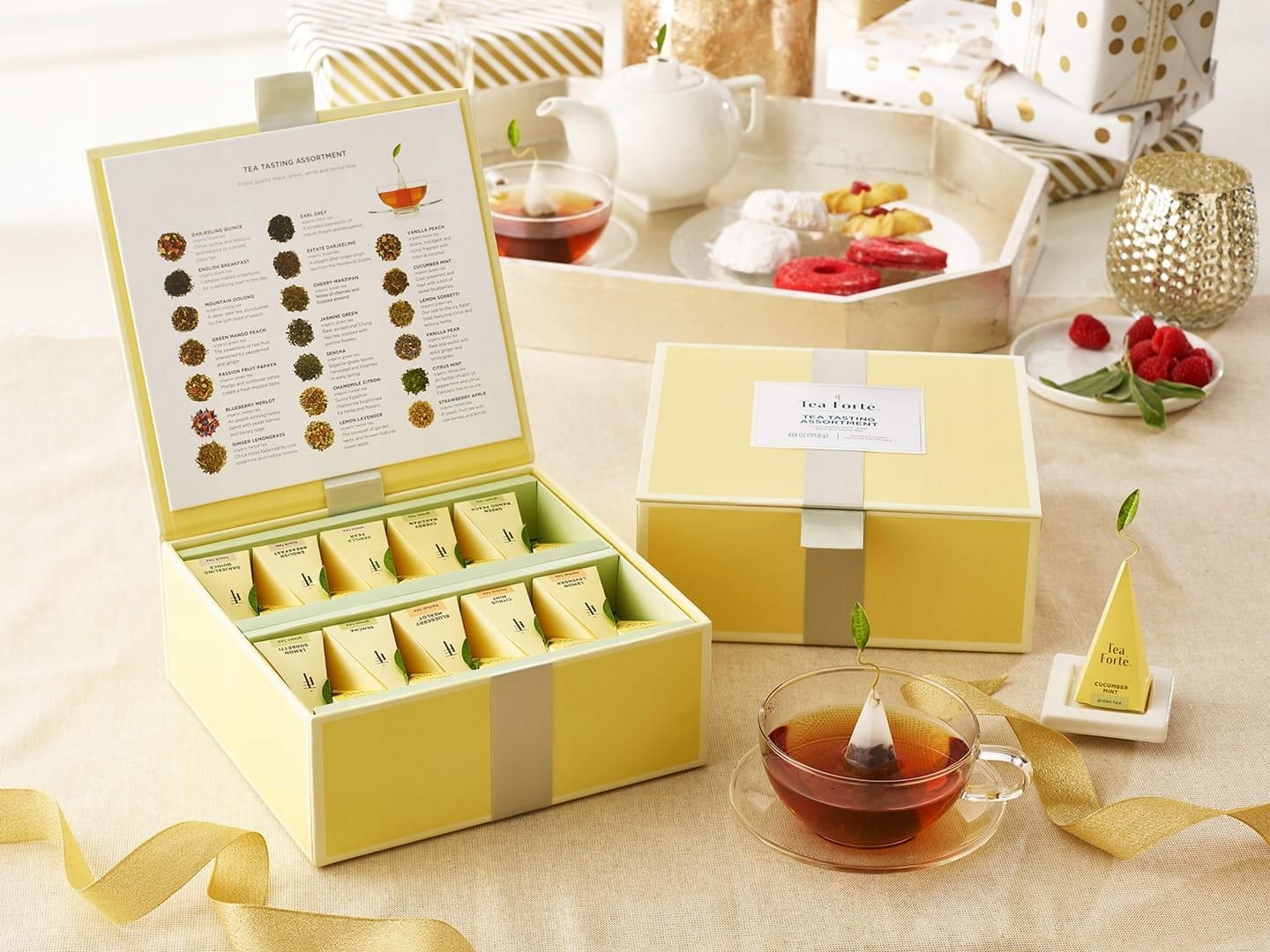 Herbata Tea Forte Zestaw Herbat 40szt. 20 Smaków Tasting - Ceny i ...
