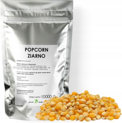 Gorzkoislodko Popcorn Kukurydza Do Prażenia Ziarno Bez Soli 10kg - zdjęcie 3