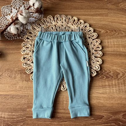 Mamatti Spodnie Dresy Dziecięce Miętowe