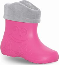 ZETPOL kalosze dziecięce EVA Frog Pink z wkładem ocieplającym