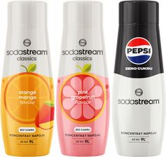 Sodastream Soda Stream Zestaw Koncentrat Syrop Sok Pepsi Max Bez Cukru Free 440ml Napój
