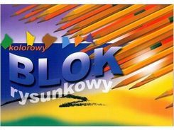Zdjęcie Kreska Blok Rysunkowy A4 16K Z Kolorowymi Kartkami (BL3300302) - Bieruń