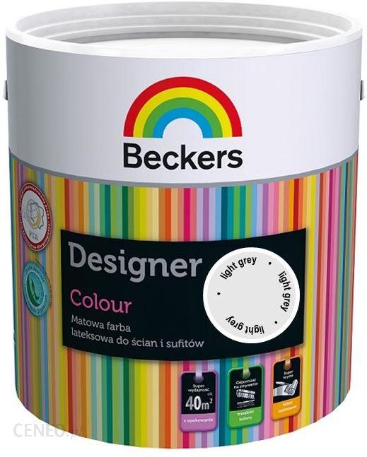 Tikkurila Beckers Designer Grey Colour Light Grey 5L