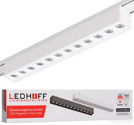 Ledhoff Oświetlenie Szynowe Magnetyczne Zestaw Listwa 1M + 2X Lampa Liniowa Led (B8303B8157+2XB8179) - zdjęcie 5