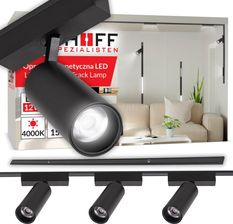 Ledhoff Oświetlenie Szynowe Magnetyczne Zestaw Listwa 1M + 3X Reflektor Led (B8284B8156+3XB8184)