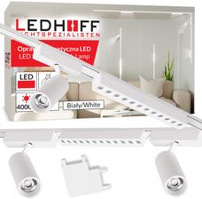Ledhoff Oświetlenie Szynowe Magnetyczne Zestaw 2X Listwa 1M + 5X Lampa Led Biała (B83132XB8157+3XB8185+2XB8179+B8171)