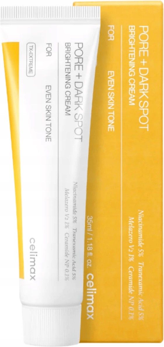 Celimax Krem Celimax Pore+Dark Spot Brightening Cream Rozjaśniający Do Twarzy 35Ml — Składniki i ocena