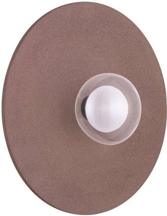 Luces Exclusivas Betonowa Lampa Ścienna Asunta Okragła Bordowo-Brązowy (LE44657)