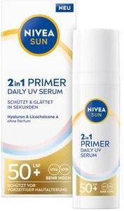 Nivea Sun Uv Gesicht 2In1 Primer Lsf 50+ Serum Do Twarzy 30ml