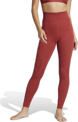 Legginsy treningowe damskie adidas ALL ME ESSENTIALS bordowe JI8344 - zdjęcie 4