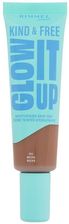 Rimmel London Kind & Free Glow It Up Moisturising Skin Tint Nawilżający Podkład Do Cery Wrażliwej Suchej I Normalnej 30ml Odcień 503 Mocha