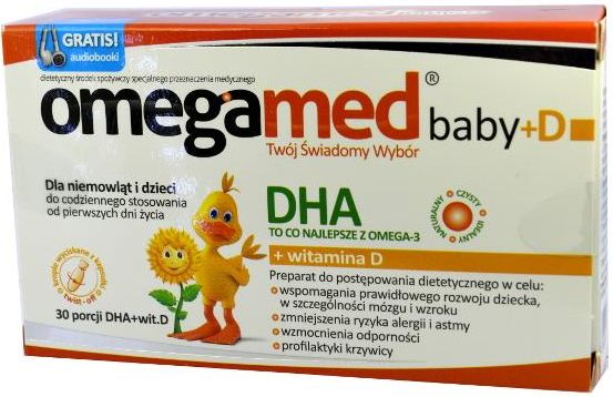 Omegamed Babyd Dha Witamina D3 30 Kaps