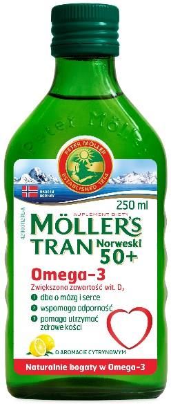 Mollers 50+ Tran Norweski cytrynowy 250ml - opinie, komentarze o produkcie,  4