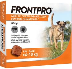 Boehringer Ingelheim Frontpro Tabletka Na Pchły I Kleszcze 4-10Kg 1 Tabletka FRONTLINE016981SZT