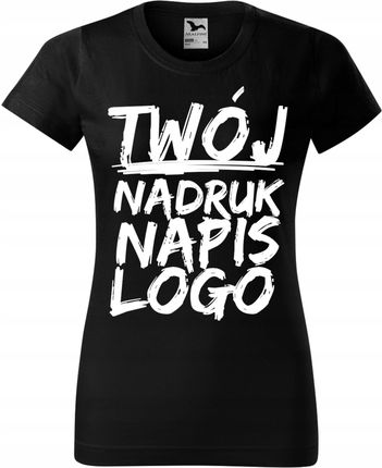 Koszulka Damska Z Własnym Nadrukiem Tshirt Damski Przód I Tył L