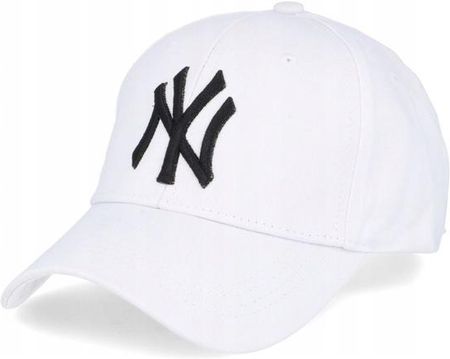 Czapka z daszkiem snapback regulowana biała