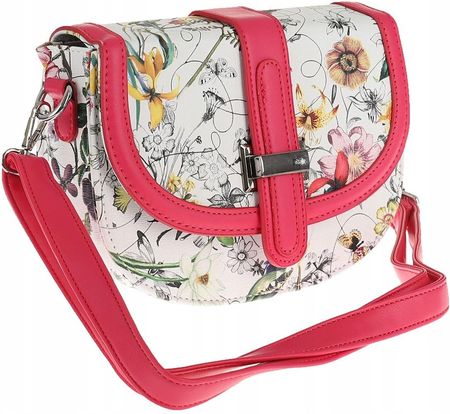 HERISSON Elegancka Torebka Damska listonoszka 1352h658 Rose