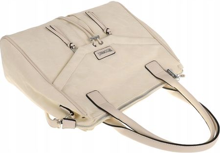 YYCOVERI Torebka Damska beżowa listonoszka Teczka CBLGU1991 Beige - zdjęcie 4