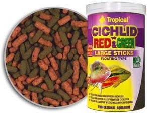 Cichlid Red & Green Large Sticks (wiaderko 5 L)