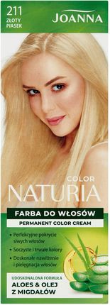 Joanna Naturia Color Farba do włosów 211 Złoty piasek