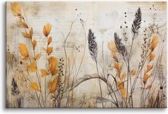 Obraz na płótnie do salonu Dekoracja ścienna Motyw roślinny Boho 80x120 1783886011