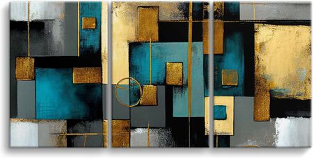 Obraz na płótnie obraz na ścianę do salonu Abstrakcja Geometria 60x120 1783778725