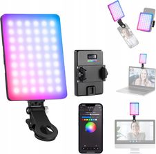 Lampa LED RGB 5W Selfie Vlog + KLIPS do Telefonu 1/4