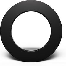 Zdjęcie Opona do tarcz dart sizalowych Bull's Plain PU, Kolor: Czarny - Gliwice