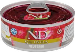 Farmina Nd Quinoa Cat Neutered Karma Mokra Dla Kotów Sterylizowanych Pork 80G