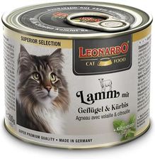 Leonardo Superior Selection Karma Mokra Bezzbożowa Jagnięcina Z Drobiem I Dynią 200 G