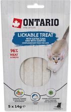 Ontario Przysmak Do Lizania Dla Kotów Z Tuńczykiem I Dorszem 5X14G