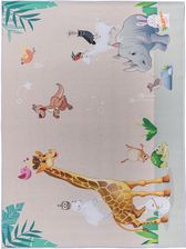 Zdjęcie Dywan Dziecięcy Safari Dżungla Chodnik Dla Dzieci Zoo Zwierzęta 80x150CM 1783720505 - Ełk