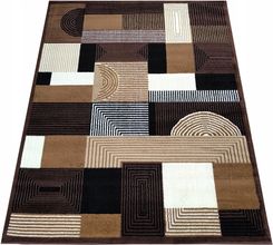 Tani Dywan Alfa 250x350 Wysokiej Jakości 18 brązowy 1784412431