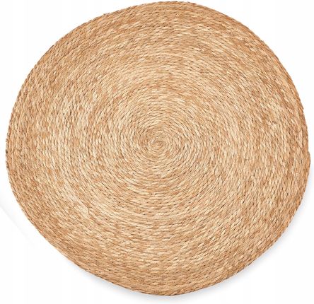 Dywan Pleciony Okrągły Z Trawy Morskiej Ø 80 cm Ekologiczny Do Salonu 1784331548