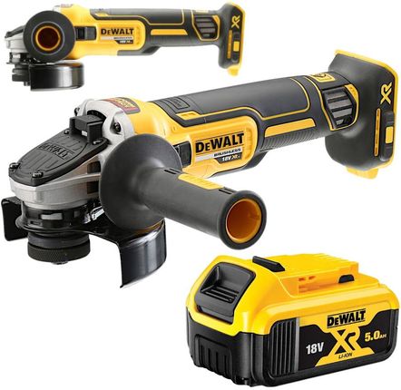 DEWALT DCG405N Szlifierka kątowa 18V 125mm + aku 5.0Ah - Autoryzowany Dystrybutor