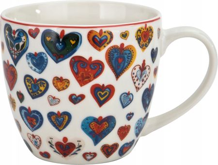 Kubek porcelanowy 460 ml Kolorowe Serca 3 Walentynki 1784160007