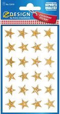 Zdjęcie Avery Zweckform Naklejki Z-Design Foliowe Złote Gwiazdki 52419 - Zator