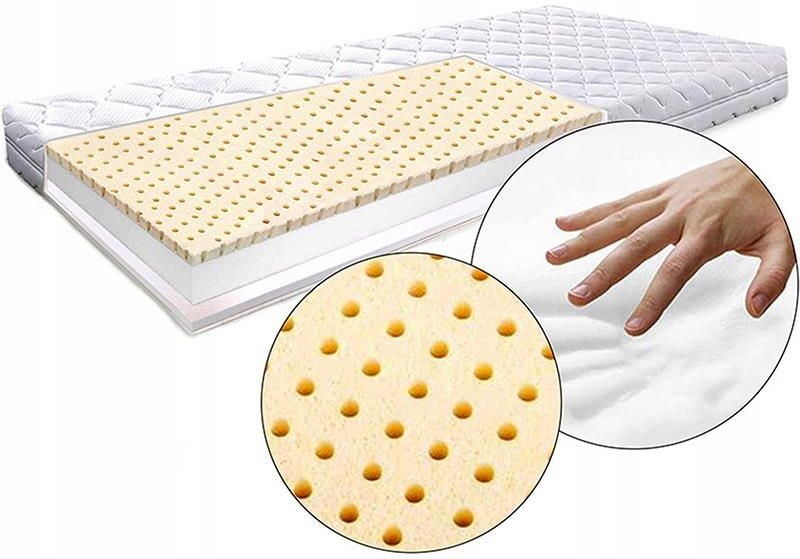 Materac Euromattress 100X170 Lateks Visco Memory Premium 17Cm ...
