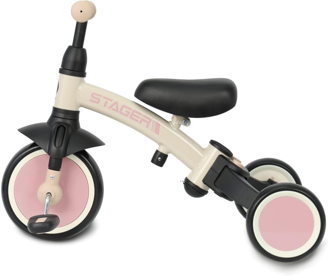 фото Детский трехколесный велосипед Qplay Stager 3 в 1 Pink 1