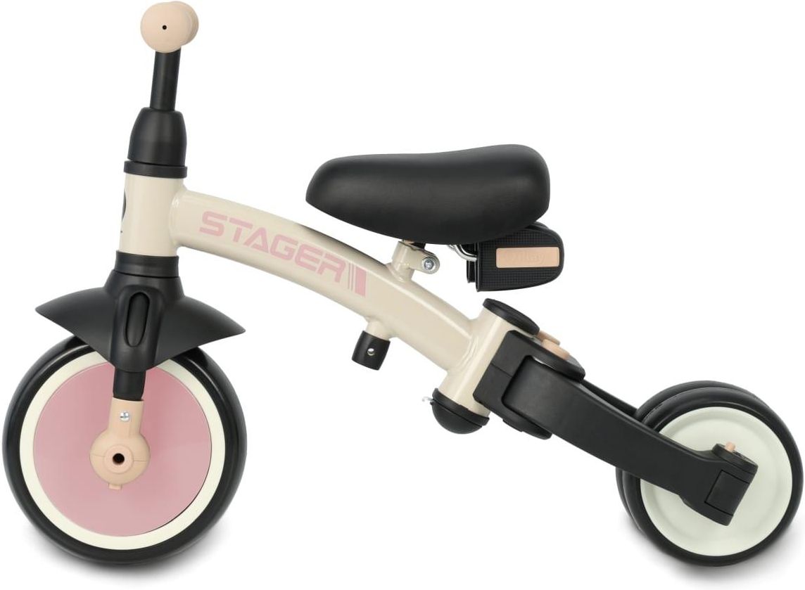 фото Детский трехколесный велосипед Qplay Stager 3 в 1 Pink 2