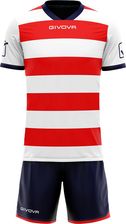 Zdjęcie Givova Rugby Set Trikot Mit Shorts Weiß/Rot - Warszawa